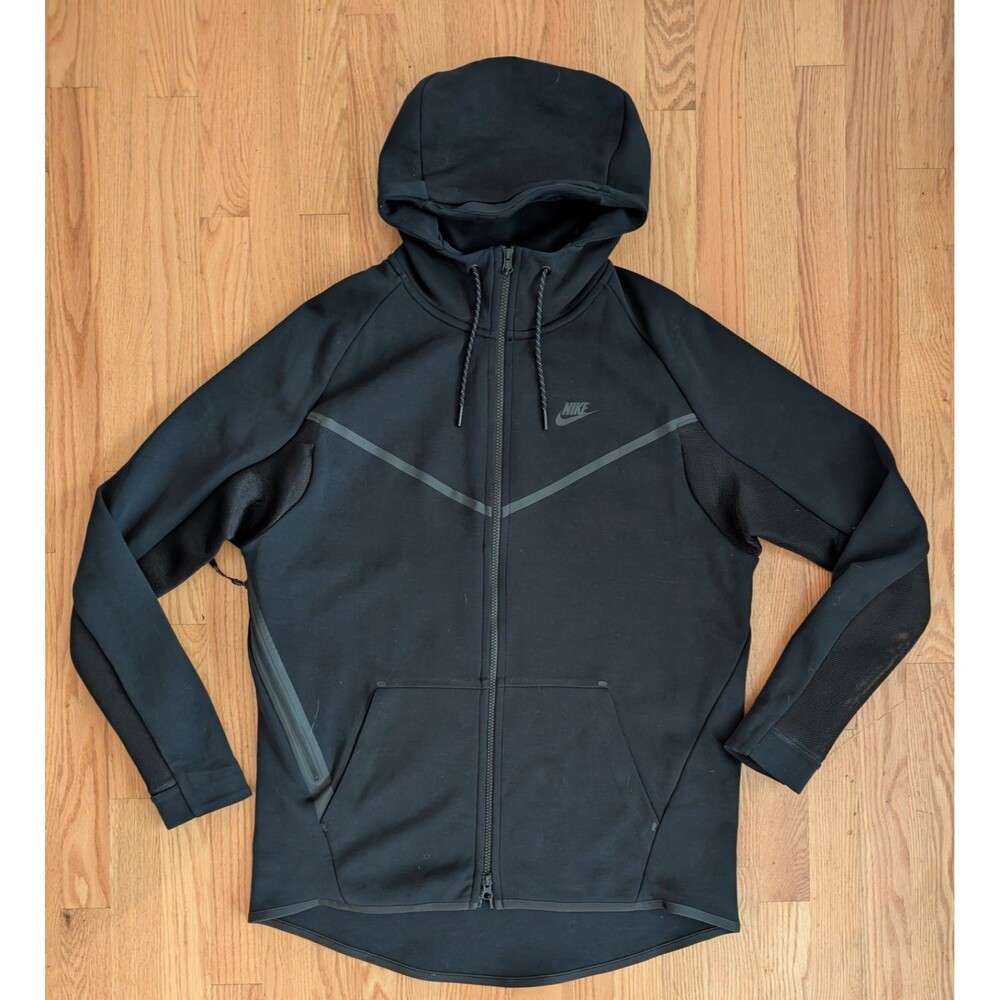 Nike Tech Fleece Windrunner Hero Hoodie Mens 727340-010 Black Large